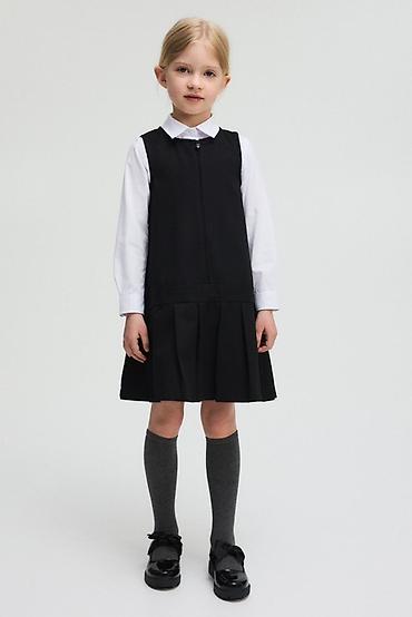 модные вещи: Продаю новый школьный сарафан от HM🖤
Размер 140, новый.
Цена 1700 сом — 2