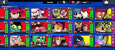 Искусство и коллекционирование: Brawl Stars hesabı – Pro Pass aktiv, geniş döyüşçü kolleksiyası - — 5