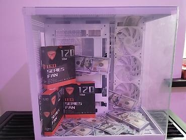 komp: Məhsul: akvaryum kesy Ağ rəngli şüşə panelə malik kompüter korpusu — 3