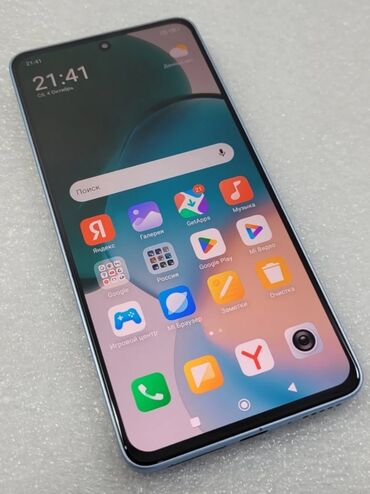 раскладные телефоны: Redmi, Redmi Note 13, Колдонулган, 256 ГБ, түсү - Көк, 1 SIM, 2 SIM, eSIM