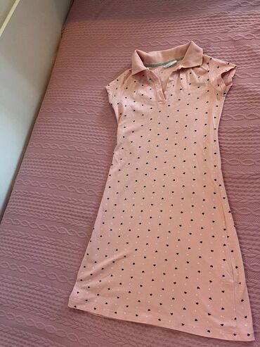 haljine za maturu: S (EU 36), color - Pink, Other style, Short sleeves