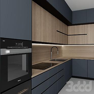 silver kitchen: Кухня от 9 000 сом/м² | 3D проект бесплатно Премиальная мебель от — 1