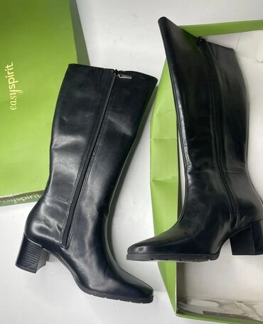 женская обувь сапоги: Сапоги, 37.5, цвет - Черный