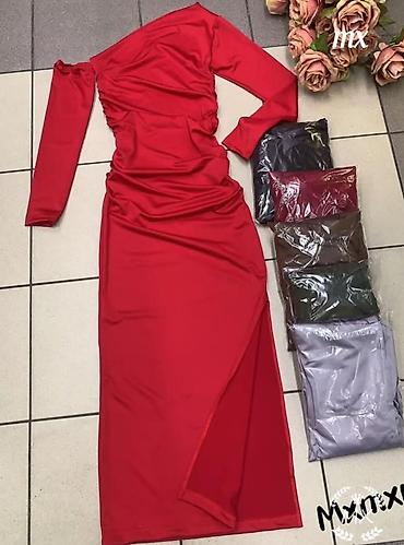 Haljine: Haljine duge sa elastinom. crna,tamno siva,svetlo siva,oker/tamno — 25