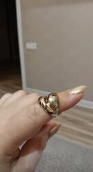 Üzüklər: Qızılı tonlarda tənzimlənən barmaq üzü dəsti - 3 ədəd qalın dizaynlı — 4