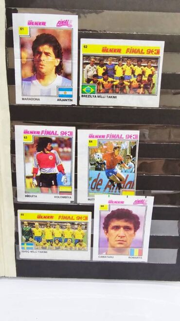 Markalar: 195 ədəd saqqız kağızı+ iri marka kitabı= hamısı birlikdə 100 manat — 9