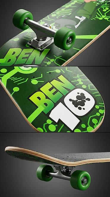 velosiped 28 type 1: Uşaq və Yeniyetmə üçün Ben 10 Skeytbord (Skateboard) Skeyt 28₼ yox — 3