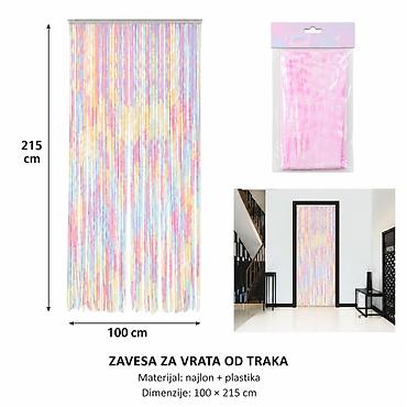 rolo zavjese lidl: KMT Zavesa za vrata od pamučnog užeta (40 niti) 296441 Dekorativna — 1