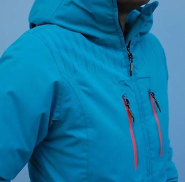 Zimske jakne: Planinarska/zimská jakna – tirkizno plava - Topla, vodoodbojna — 3