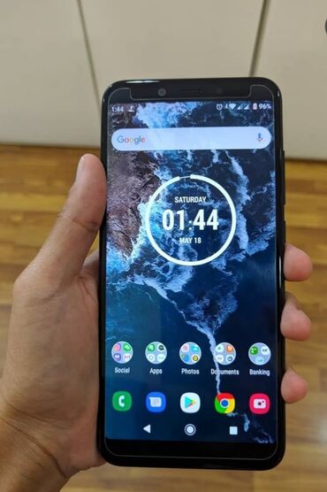 телефон fly с хорошим аккумулятором: Xiaomi Mi A2, 64 ГБ, цвет - Черный, 
 Отпечаток пальца, Две SIM карты