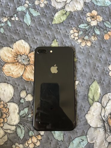 ремон телефон: IPhone 8 Plus, Б/у, 256 ГБ, Черный, 100 %