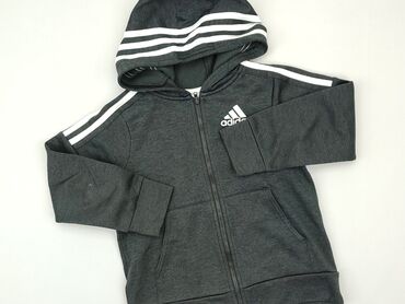 sukienka czarna welurowa: Світшот, Adidas, 5-6 р., 110-116 см, стан - Ідеальний