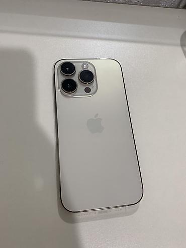 apple studio: IPhone 14 Pro, Б/у, 128 ГБ, Серебристый, 84 % — 1
