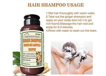 Уход за телом: ❄️ США имбирный шампунь против алопеции шампунь против облысения — 8