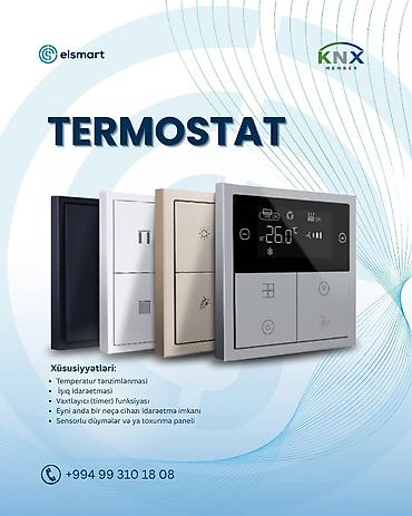 radiator termostat: Termostat – ağıllı idarəetmə paneli Xüsusiyyətlər: - Temperaturun — 1