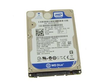 Sərt disklər (HDD): Daxili Sərt disk (HDD) Western Digital (WD), 512 GB, 5400 RPM, 2.5", İşlənmiş