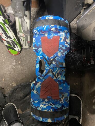 футбол настольный: Гироскутер 10 дюймовые. В наличие 3 штуки - Расцветка: синий камуфляж