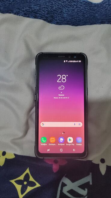 телефон samsung s8: Samsung Galaxy S8, Б/у, 64 ГБ, цвет - Серый, 1 SIM