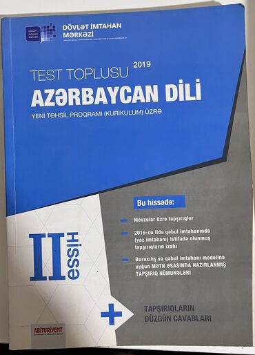 azerbaycan ps5 fiyat: Azərbaycan dili test toplusu 2 hissə, 2019