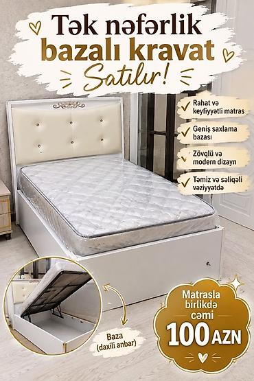Tək nəfərlik bazalı kravat satılır. Ağ rəngli, zövqlü və modern lalafo.az -da Tək nəfərlik bazalı kravat satılır. Ağ rəngli, zövqlü və modern