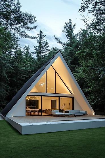 Tikinti işləri: A-Frame layihəsi tikintisi müxtəlif konstruksiya variantları üzrə icra — 3