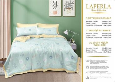 Pastel dəstləri: Laperla yataq dəsti. Parça pambıqdır Ölçü tək nəfərlik Çxol 160*220 — 12