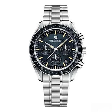 Ručni satovi: PAGANI DESIGN PD-1701 -Crni- Omega Speedmaster Moonwatch Potpuno nov — 7