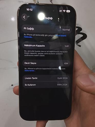 iphone 7 pro: IPhone 16 Pro, 256 GB, Qızılı, Qırıq — 5
