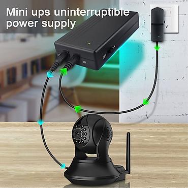 kompyuter hissələri: Ağıllı Portativ Mini UPS Enerji Təchizatı Ehtiyatı 5V/2A 14,8 WH – — 1