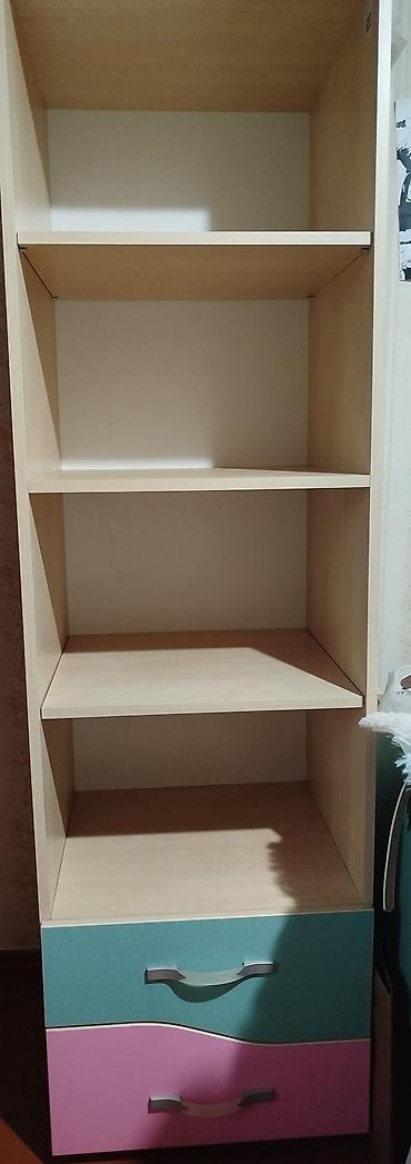 Təmiz saxlanıılmışdır. Rəf və çəkməcəli kitab şkafı - Material