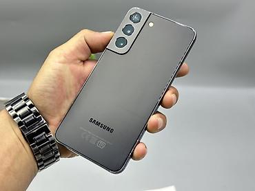 Samsung Galaxy S22, Б/у, 256 ГБ, цвет - Черный, 2 SIM