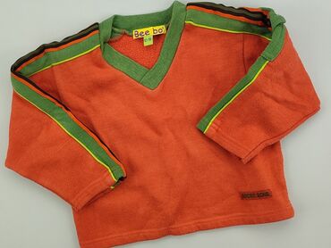 pomarańczowa koszulka dziecięca: Bluza, 12-18 m, stan - Dobry