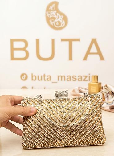 lacoste canta: Zərif axşam çantası – buta naxışlı detallar ruhunda parlaq dizayn - — 1