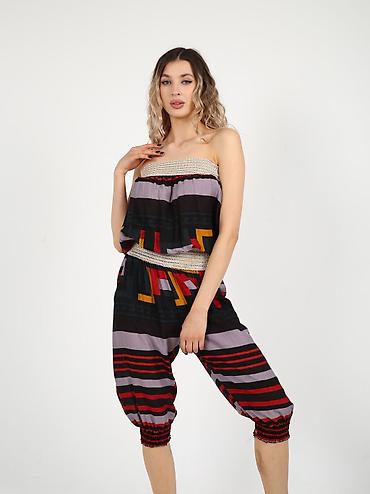 Другая женская одежда: Комбинезоны размер стандартный до 50 ткань штапель производство — 9