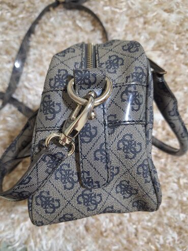 Torbe: Torba za rame, Guess, Materijal: Platno — 6