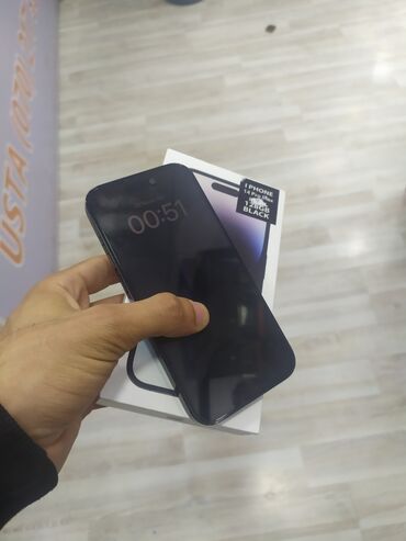iphone 14 işlənmiş: IPhone 14 Pro, 128 GB, Qara, Face ID