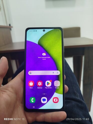 islenmis notebook satisi: Samsung Galaxy A52, 128 ГБ, цвет - Розовый, Отпечаток пальца