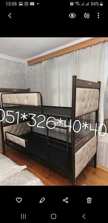 İkimərtəbəli uşaq çarpayıları: Oğlan və qız üçün, Yeni, Çarpayı, Matras ilə, Siyirməsiz — 28