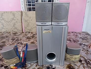 euroacs kalonka: UNITED 5.1 akustik sistem Komplekt: - 1 ədəd subwoofer (portlu — 1