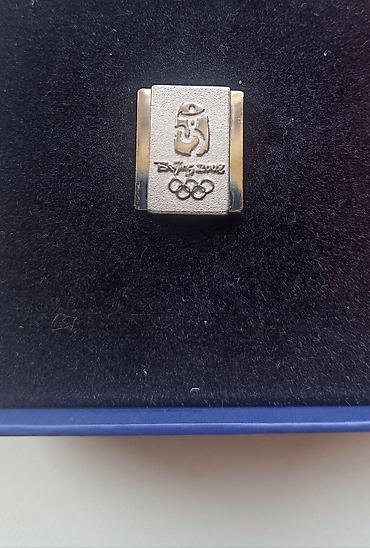 значек: Коллекционный Олимпийский значок Beijing 2008 . Размер 1,5х1,1 см — 2