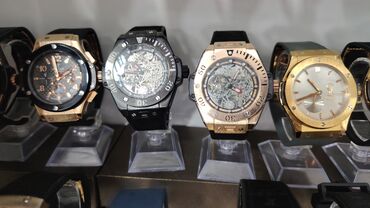 Qol saatları: Yeni, Qol saatı, Hublot, rəng - Qızılı — 5