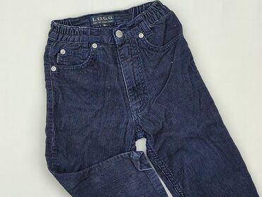 kurtka parka chłopięca: Denim pants, 12-18 months, condition - Good