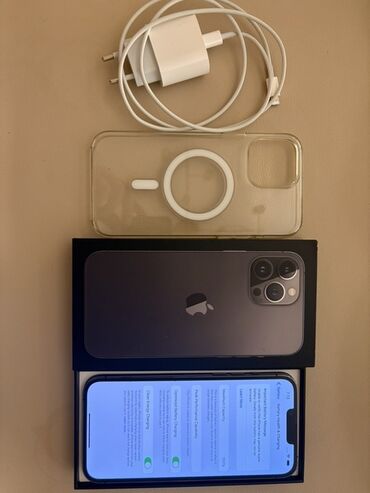 Mətbəx texnikası: IPhone 13 Pro Max, 128 GB, Space Gray, Simsiz şarj, Face ID, Sənədlərlə