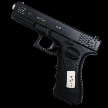 Игрушки: Металлический пневматический пистолет Glock C.15A Мощный и