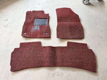 аксессуары на степ: 3D Резиновые Полики Для салона Chevrolet, цвет - Красный, Б/у, Бесплатная доставка