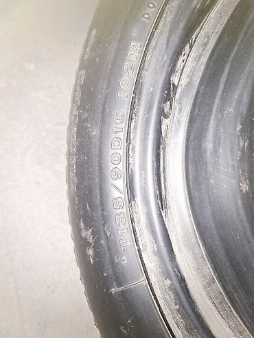tokyo artwin: Докатка Bridgestone с железным диском - Размер шины: T135/90 D16 102M — 4