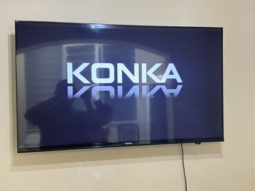 телевизор ош бу: Смарт-телевизор KONKA черного цвета с плоским экраном. Оснащен