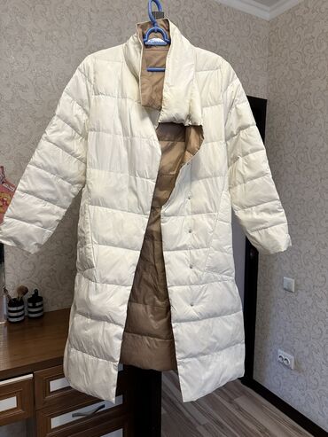зара куртки женские: Пуховик, Длинная модель, M (EU 38)
