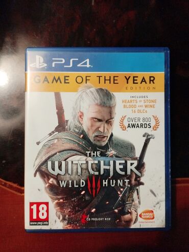 rol oyun konsolu: The Witcher 3: Wild Hunt, Rol oyunu, İşlənmiş Disk, PS4 (Sony Playstation 4), Pulsuz çatdırılma, Ünvandan götürmə, Ödənişli çatdırılma