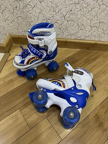 Спорт и отдых: Uşaq üçün dördtəkərli roller dəsti Hamısını birlikdə 65 azn almışam. 1 — 2